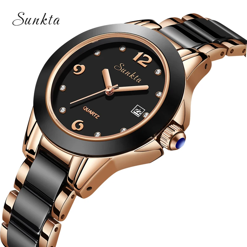 Top Luxury Brand Women Bracelet Watch Ladies Ultra-thin Analog Quartz Clock Fashion Casual Stainless Steel Chronograph Watch+Box enlarge