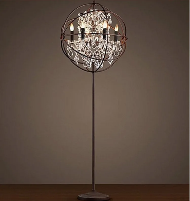 Подвесной светильник с железным шаром ретро дизайн|design floor lamp|floor lampfloor lamp designer |