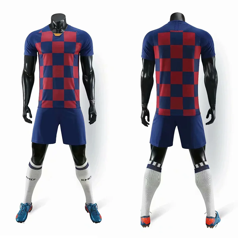 19 20 пустой футбольный Джерси для взрослых Спортивная одежда костюм тренировок