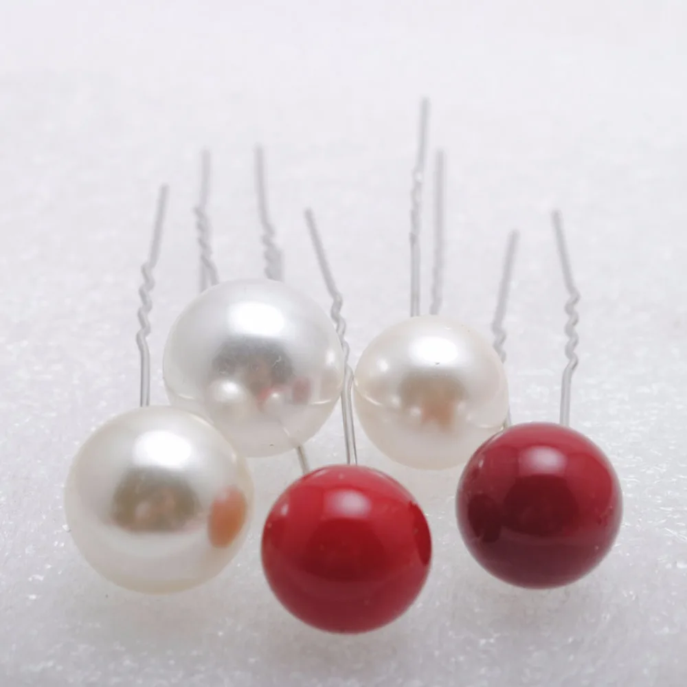 

10 Pcs High Quanlity Women Hairpins Wedding Bridal Barrettes Hair Pins Hair Styling Accessories Imitation Pearl Hair Clips