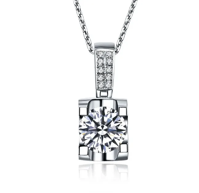 Оптовая продажа 1.5ct очарование 925 стерлингового серебра сердца и стрелы Алмаз