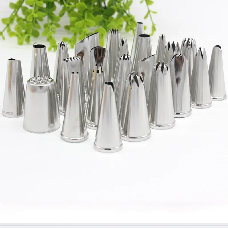 24 шт./компл. из нержавеющей стали бесшовные сварочные украшения рот Кондитерские