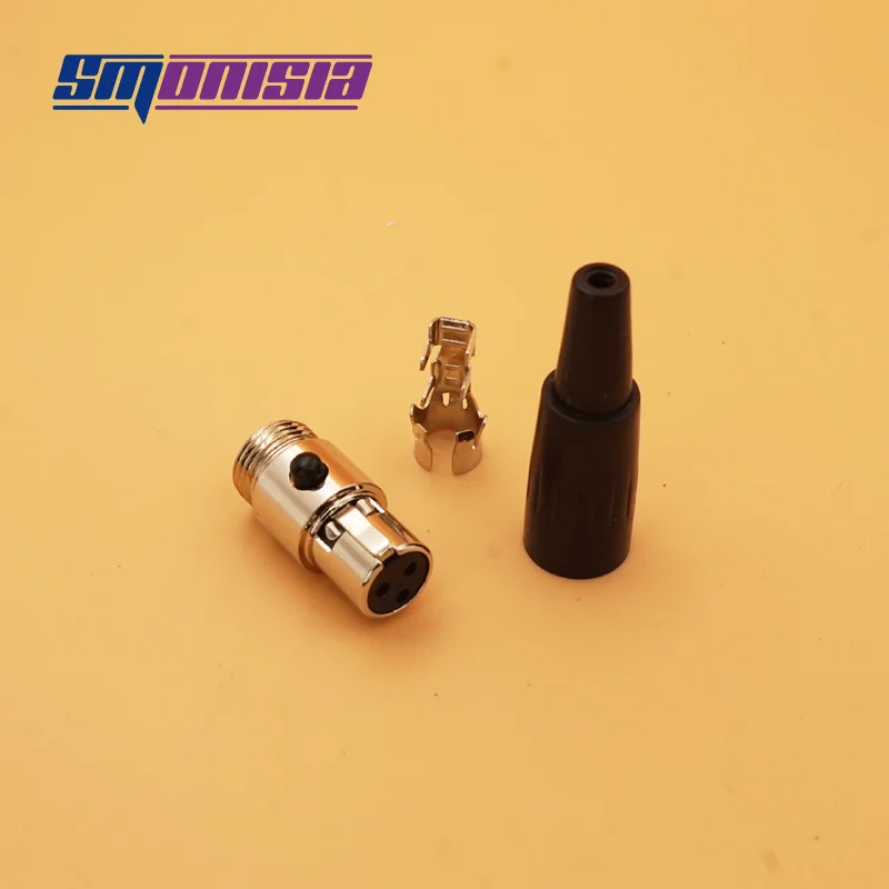 Разъем для микрофона 5 шт./лот Mini XLR 3 4 Pin|4 pin female connector|4 connector cable4 |