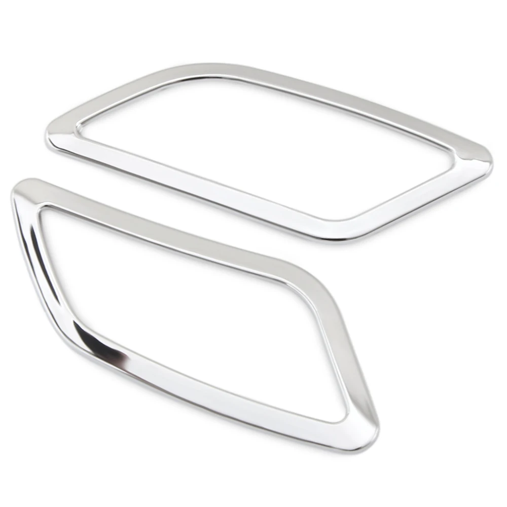 2 * ABS хромированные передние чехлы на вентиляционное отверстие переменного тока