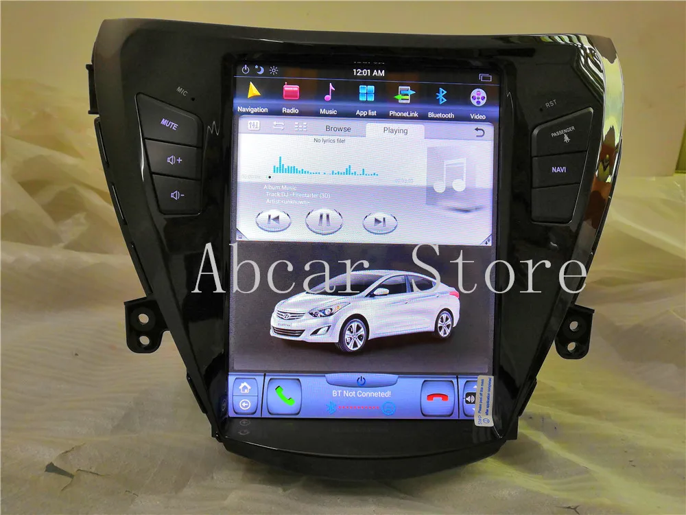 10,4 ''Tesla стиль Android 8,1 автомобильный dvd-плеер gps навигация для hyundai Elantra 2012- стерео радио PX6 CARPLAY ips HDMI