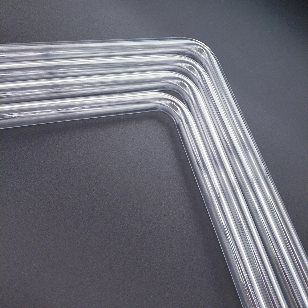 BYKSKI PMMA/PETG жесткая трубка (OD12mm/OD14mm/OD16mm) + 2 мм толщина 90 градусов гибкая прозрачная 4