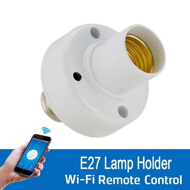 Светодиодная лампа E27 держатель лампы Slampher 433MHz RF беспроводной Wi Fi светильник для