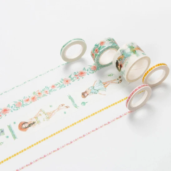 Sunshine Girls Washi лента маскирующий декоративный ленты DIY Скрапбукинг стикер этикетка