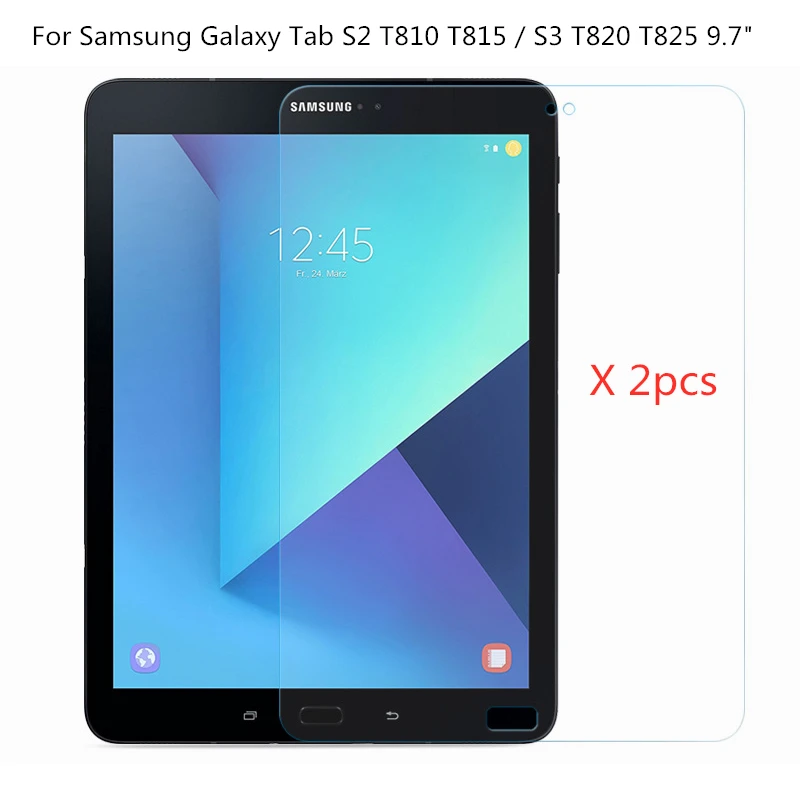 

Закаленное защитное стекло для Samsung Galaxy Tab S2 S3 9,7 T810 T813 T815 T819 T820 T825, 2 шт.