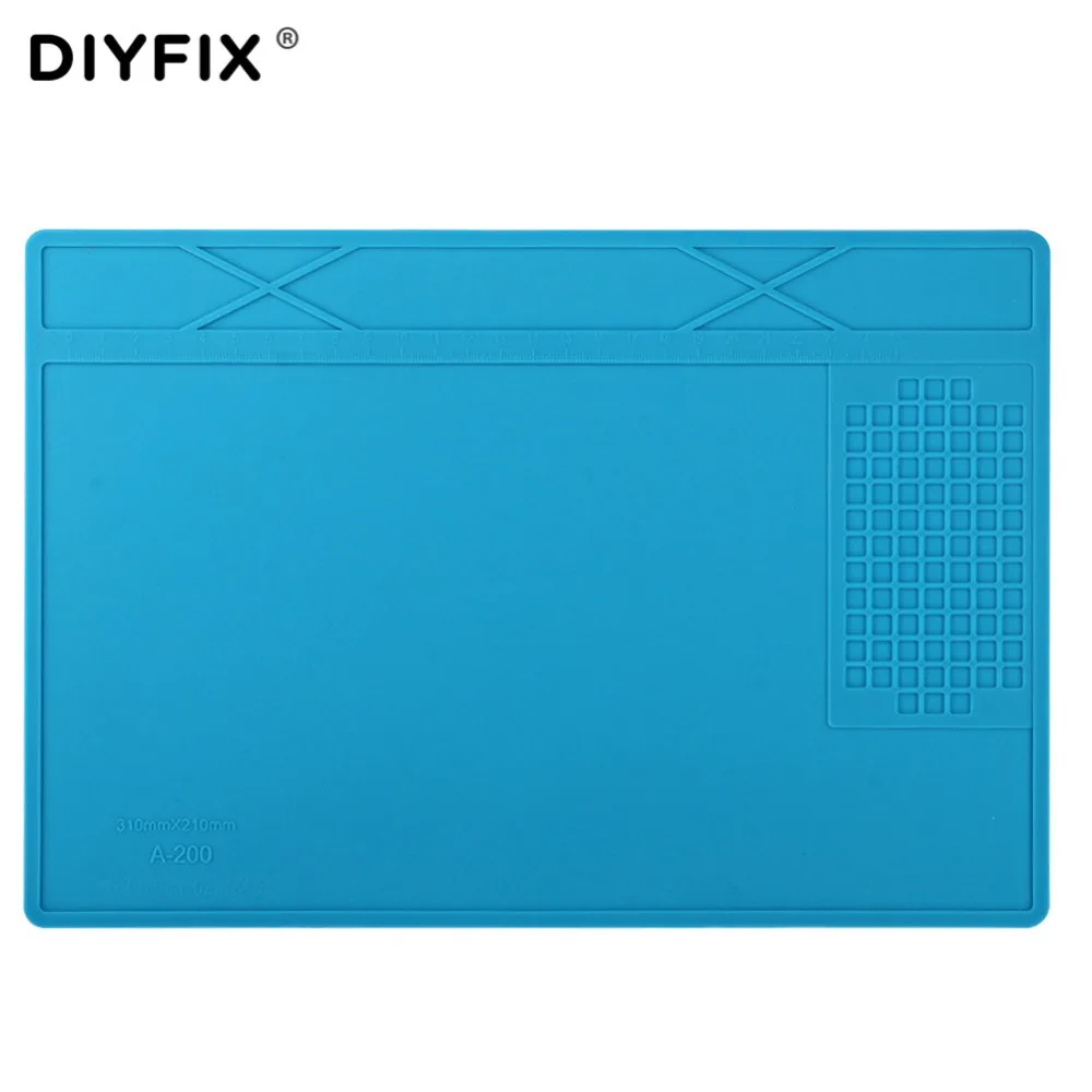 Силиконовый коврик DIYFIX 31x21 см Теплоизоляционный Настольный платформа для