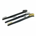 300 шт. мини-проволочная кисть сталь, латунь, нейлон, очистка, полировка металла, ржавчины щетка для чистки инструмента