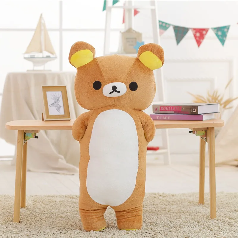 Супер мягкая Rilakkuma и плюшевая игрушка цыпленок милый мультяшный медведь чучела