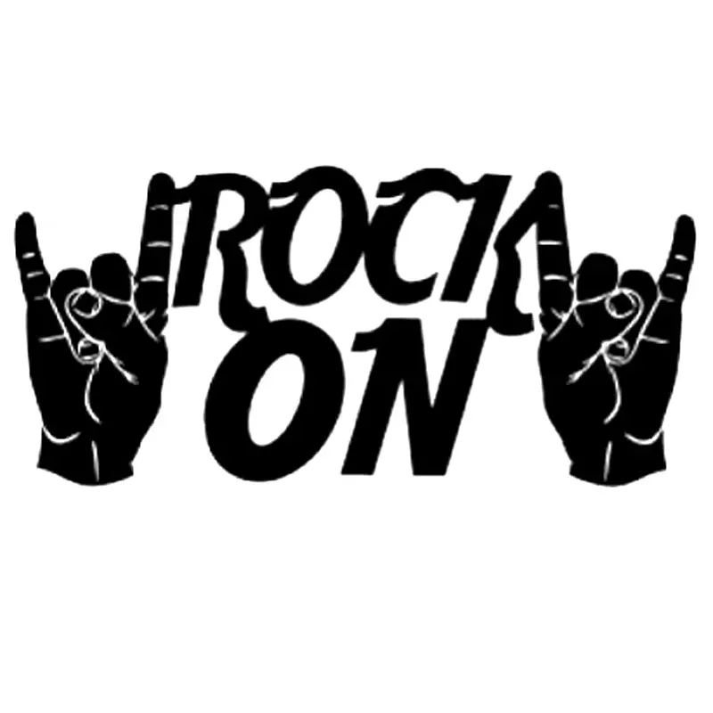 Наклейки и наклейки для автомобиля Rock On с руками аксессуары стилизации черного