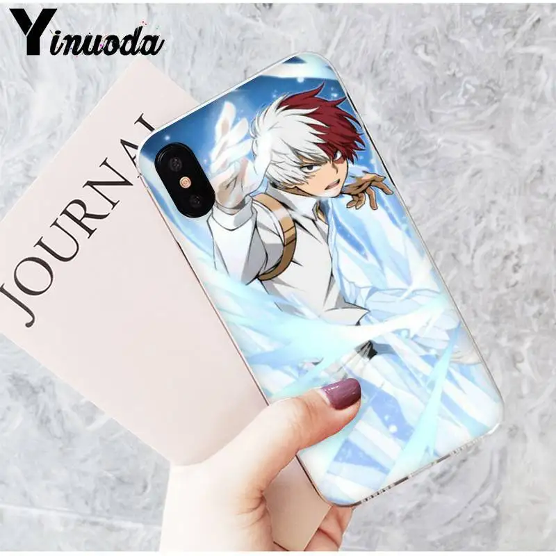 A16 Yinuoda My hero of the Academy аниме Todoroki чехол для телефона чехол для iPhone 8 7 6 6S Plus X XS MAX 5 5S SE XR 10 11 11pro 11promax - Цвет: A16