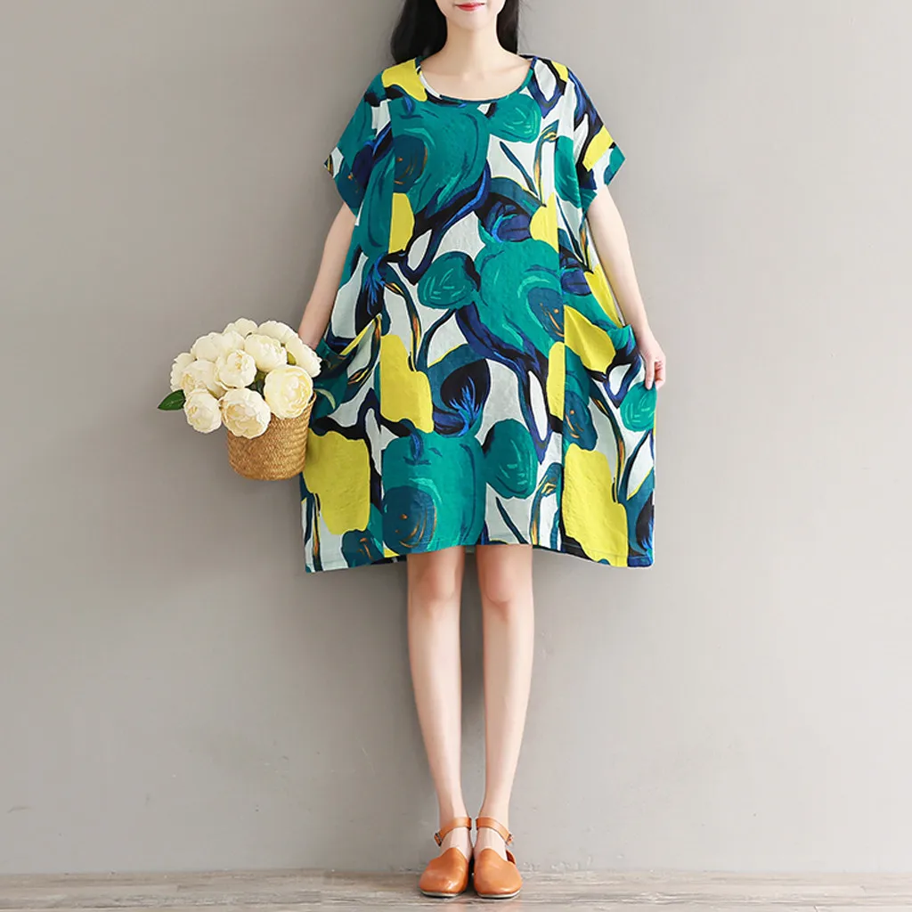 Женские летние модные европейские уличные женские платья с коротким рукавом и