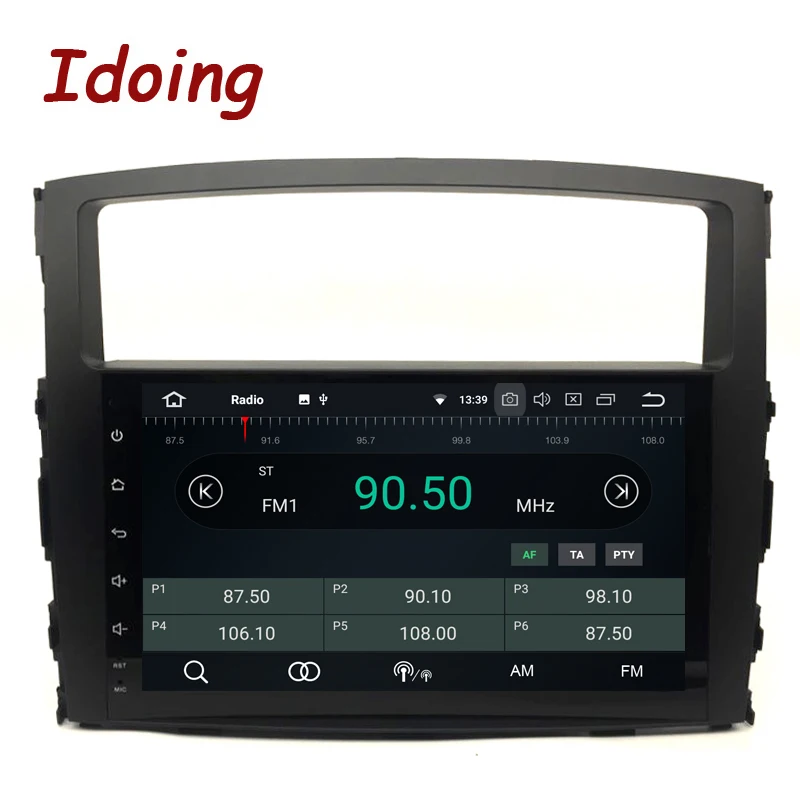 Idoing " Android 9,0 Автомобильный gps плеер для Mitsubishi Pajero V97 V93 2006-2011 с 8 ядрами 4 Гб+ 32 г авто радио мультимедиа NAVI