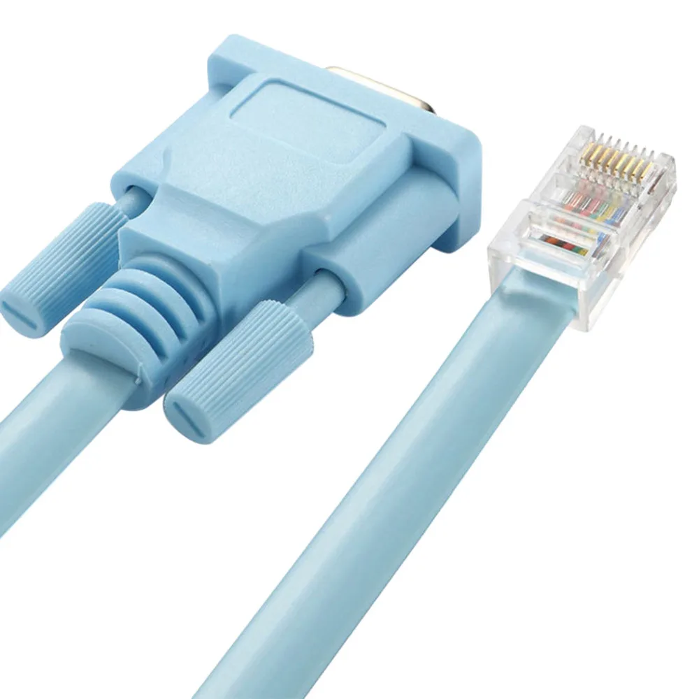 Ультра HD разрешение 1 8 м дБ 9Pin RS232 серийный RJ45 CAT5 Ethernet адаптер LAN консольный кабель