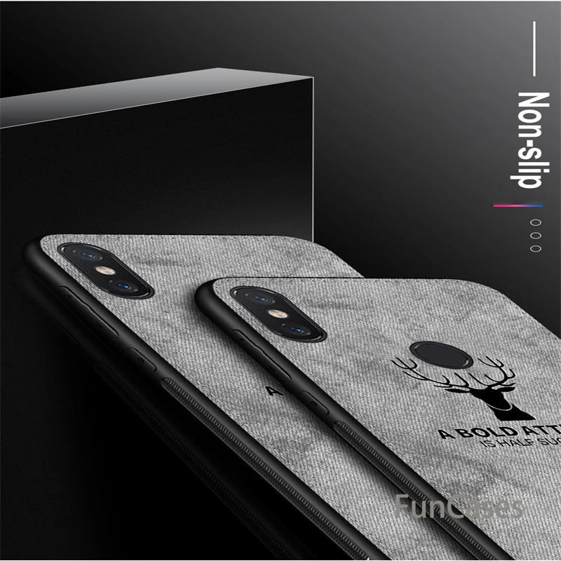 Роскошный мягкий силиконовый тканевый чехол для Xiaomi Redmi Note 6 Pro Чехол телефона