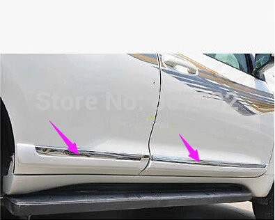 Хромированный жемчужный белый корпус боковой двери для Toyota Prado Land Cruiser 150 FJ150 2014 2015