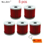 5-кратный масляный фильтр для SUZUKI DRZ 400 400E 400S 400SM LTZ400 LTR450 LTZ 400 LTR 450 KAWASAKI KLX400SR ATV внедорожный моторный велосипед