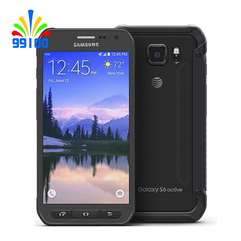 Восстановленный сотовый телефон Samsung Galaxy S6 Active/G890A Восьмиядерный Android 5 0 3 ГБ + 32 Гб