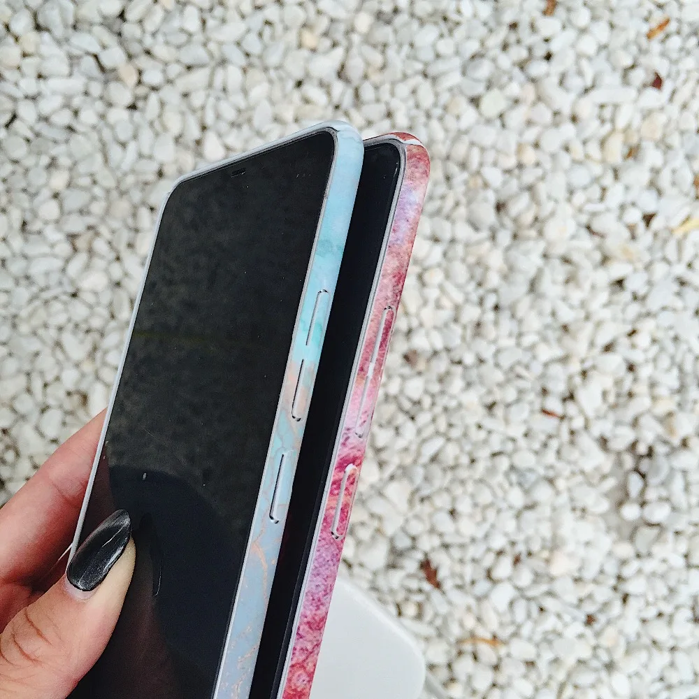 Жесткие чехлы для телефонов из поликарбоната APPLE IPHONE 7 8 PLUS X 6S 6 с водопастой