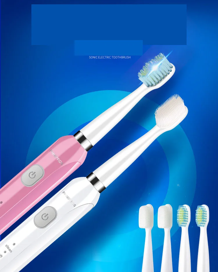 Мульти-передач электрический Зубная щётка USB зарядка всего тела мыть мягкой