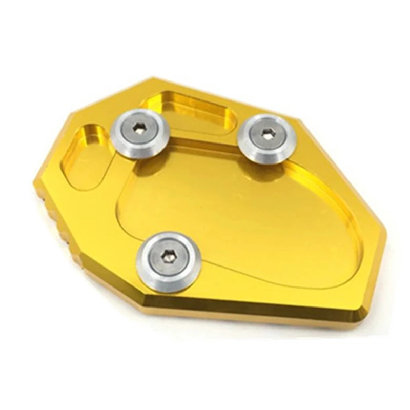 BDJ Motorcycle Side Stand Pad Plate Kickstand Enlarger Support Extension For Yamaha YZF MT-07 XJ6 XJ6N FZ6 FZ6R | Автомобили и