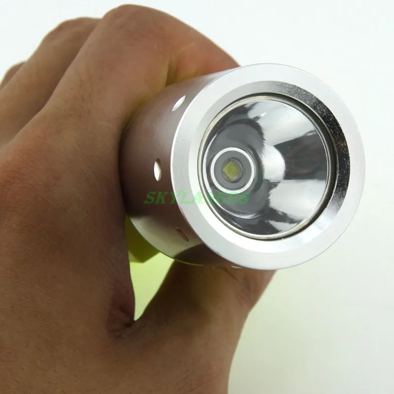 Светодиодный водонепроницаемый подводный фонарик XM-L T6 для дайвинга фонарь с 3