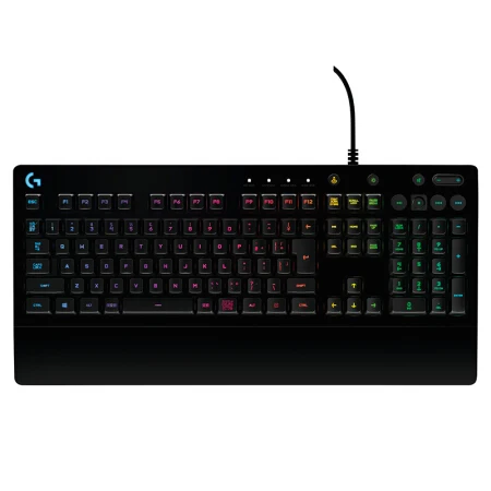 Игровая клавиатура Logitech G213 RGB полноразмерная Проводная для медиа Управления