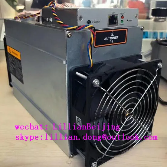 Б/у Antminer D3 19 3G Dash miner X11 машина для майнинга Dashcoin bitmain с блоком питания|Сетевые