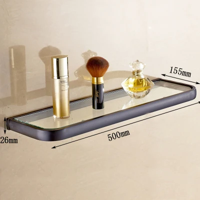 dressing table only Серия FZ, черный матовый толстый набор аксессуаров для ванной комнаты, Полка для полотенец, держатель для бумаги, крючок для одежды 414B - Цвет: dressing table only