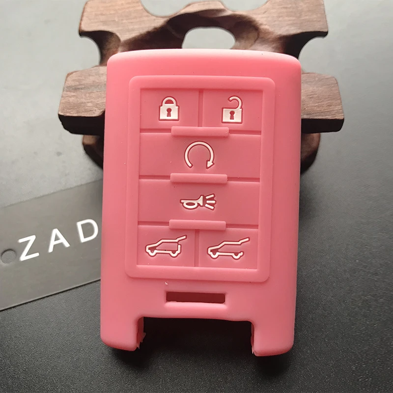 ZAD силиконовый чехол для автомобильного ключа Набор держателей Cadillac CTS ATS 28T V coupe SRX