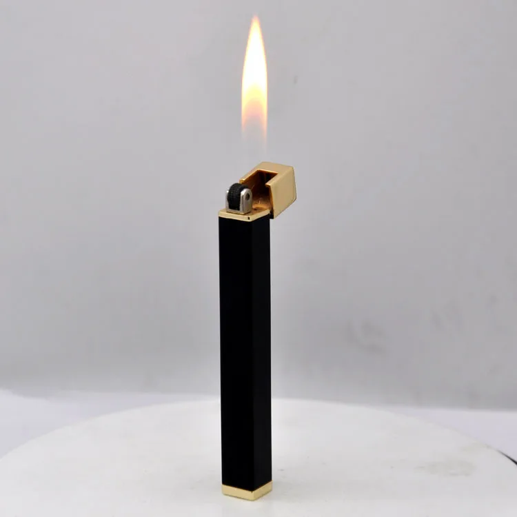 Тонкий гаджет бренд Zorro металлические газовые зажигалки, можно положить в портсигар чехол