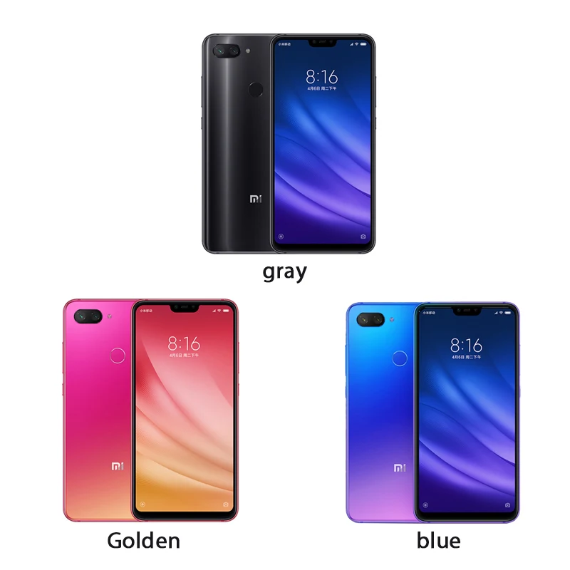 Глобальная версия Xiaomi Mi 8 Lite 4 Гб ОЗУ 64 ПЗУ 6 26 &quot19:9 Нотч полный экран Snapdragon 660 AIE