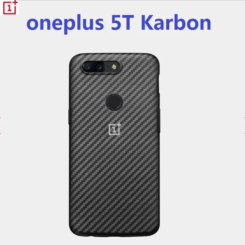 Официальный oneplus 5T бампер чехол задняя крышка Karbon из палисандра или эбенового дерева дерево круглый защитный чехол oneplus 5t - Цвет: oneplus 5T Karbon