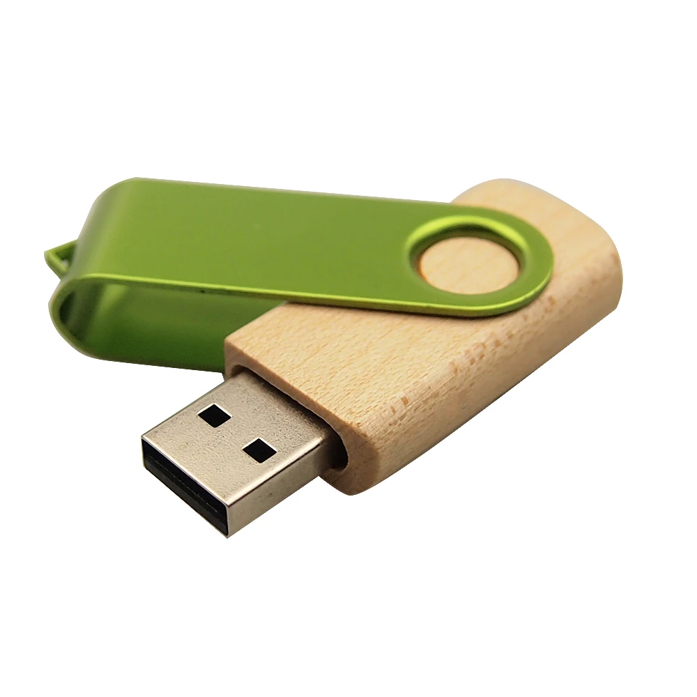 Green with Maple 10 шт./лот, логотип, деревянная Флешка Usb 2,0, 4 ГБ, 8 ГБ, мини-гаджет для фотосъемки, подарок, 16 ГБ, 32 ГБ, USB флеш-накопитель, флеш-накопитель - Цвет: Green with Maple