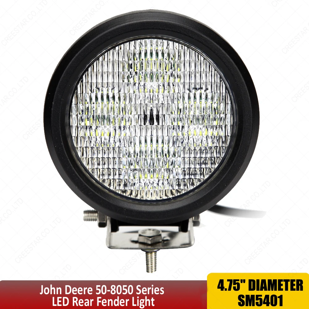 Круглый 40 Вт тракторный фонарь Led 5 дюймов светодиодный рабочий свет 12В 24В задний