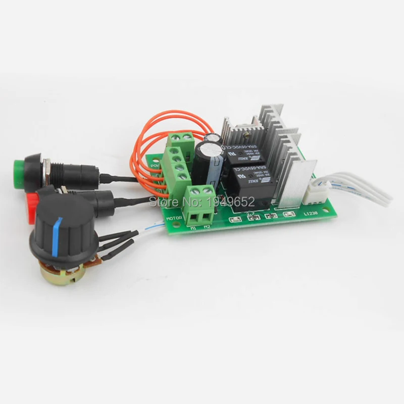 PWM dc контроллер двигателя вперед и назад линейный привод регулятор скорости самосброса 6 в/12 В/24 В 10A