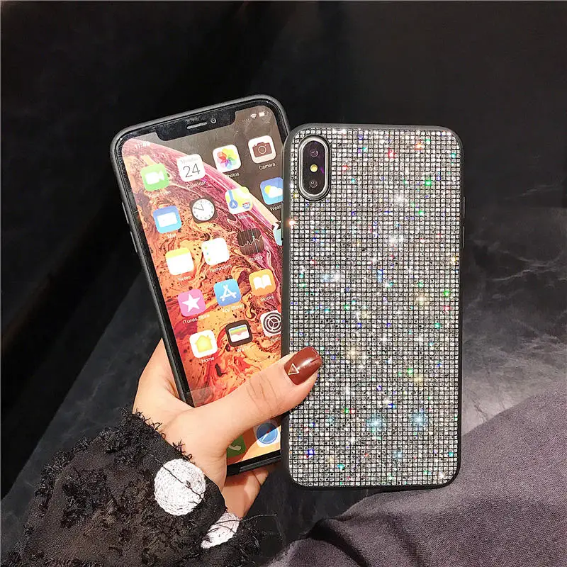 Роскошный чехол со стразами для Huwei P20 Lite P30 Pro Honor 8X 10 Play V20 Cover Mate 20 Nova 3 3i 4 2S P10 Plus