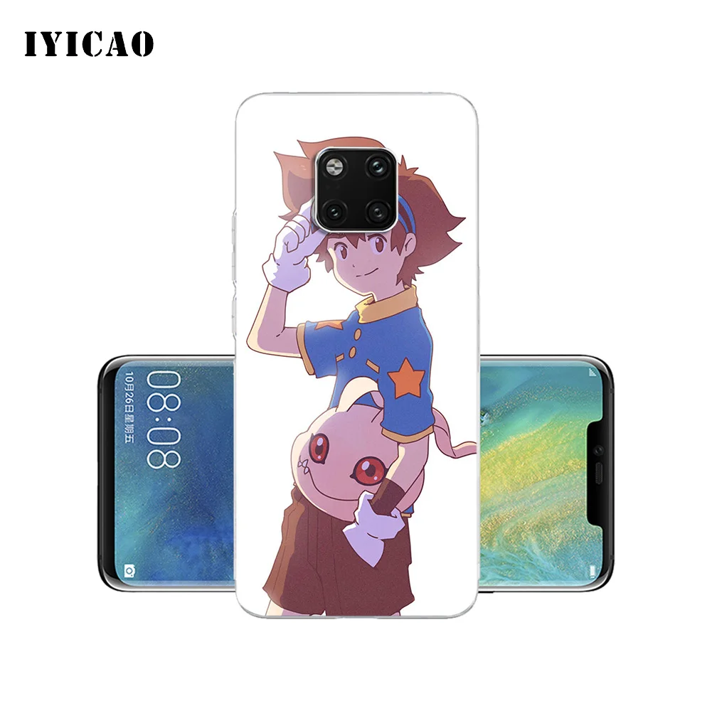 IYICAO Digimon Мягкий силиконовый чехол для телефона Huawei Mate 10 20 Lite Pro Nova 2 2i 3 3i 4 TPU