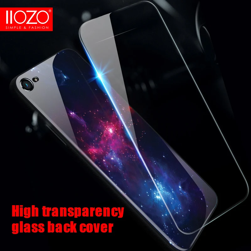 Противоударный чехол IIOZO из закаленного стекла для iphone 7 8 6 6S plus | Мобильные