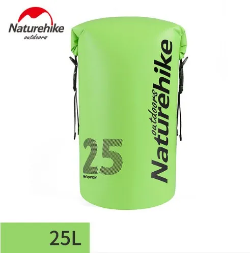 Green 25L Naturehike Waterproof Backpack Combo Dry Wet Bag Beach Sea Water Boating Drifting River Trekking Dry Bags Swimming Bag 10/15/25L - Цвет: Green 25L