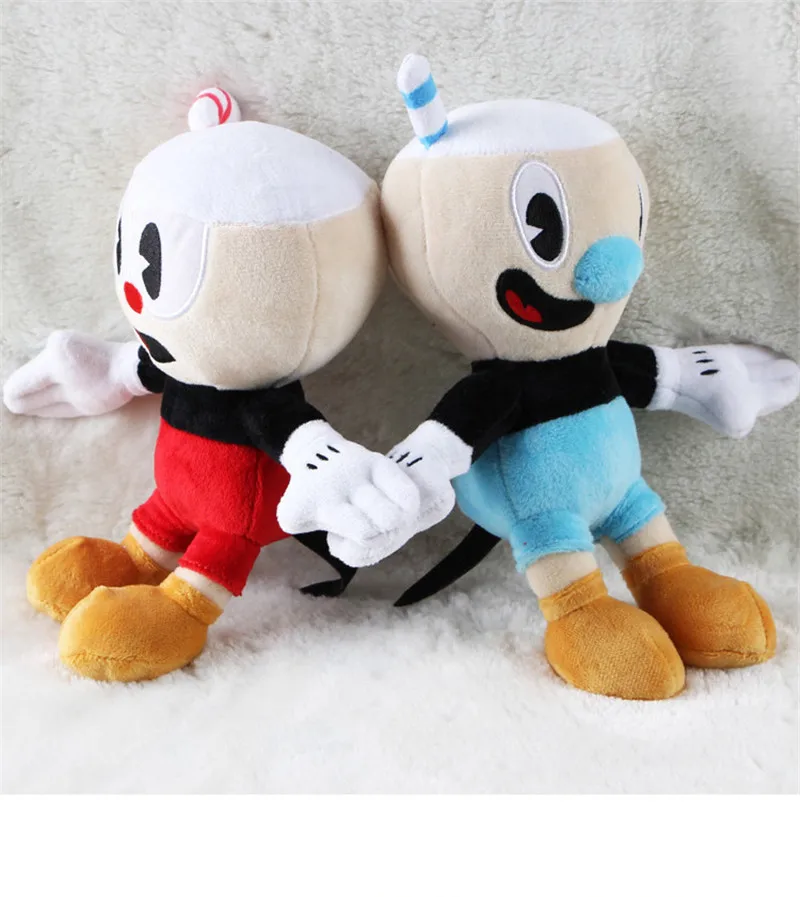 Игра Cuphead плюшевые игрушки &amp Mugman the Devil Legendary Chalice Mecup And Brocup Evil Boss мягкие куклы 24 см |