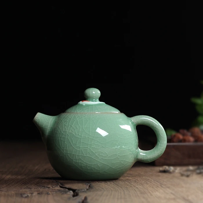 Набор из 3 предметов высшего качества Китайский Лунцюань Селадон ди печь ручной