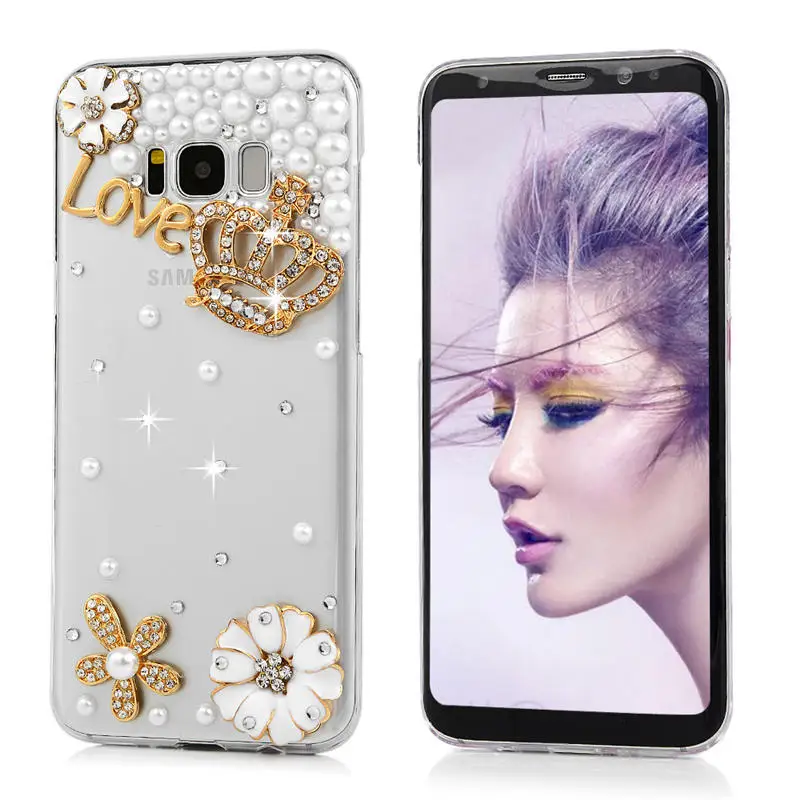 MAVISSDIARY для samsung Galaxy S8 Plus Алмазный чехол 3D украшение со стразами Ручной Работы