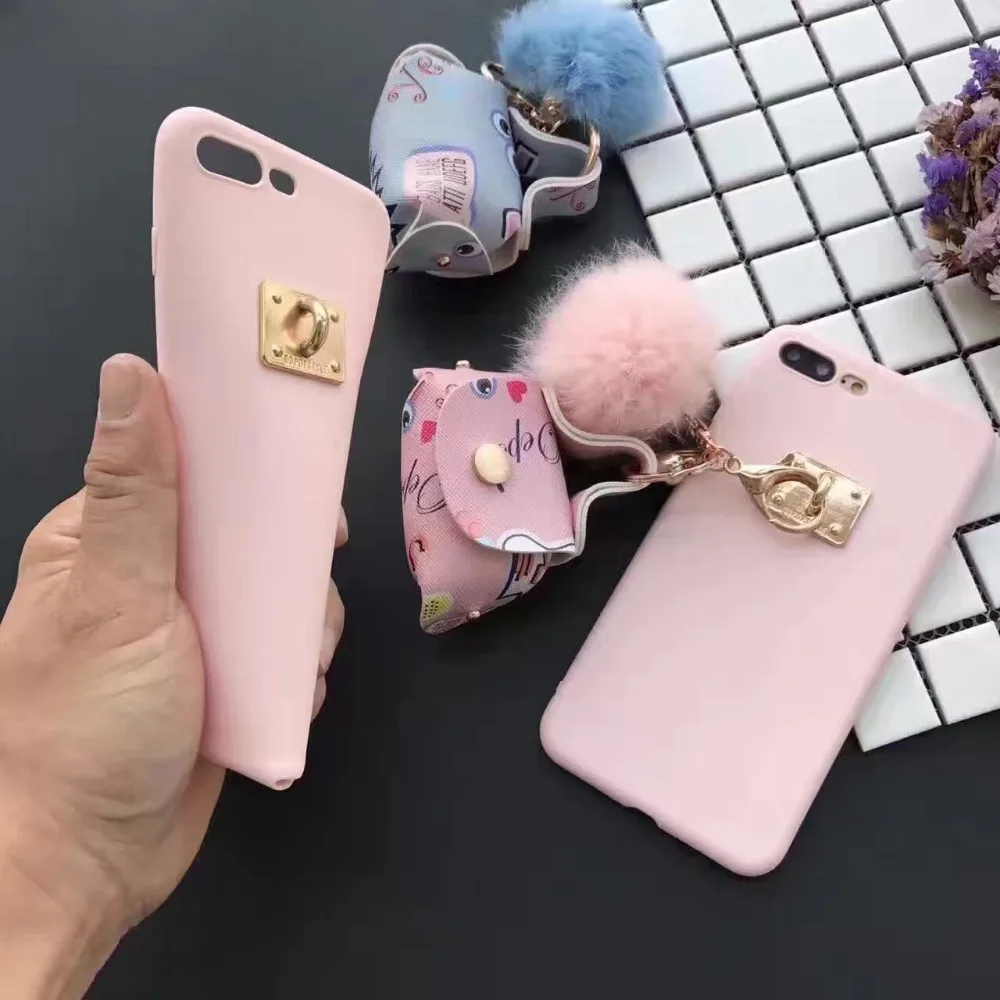 Для iPhone 6 s 7 Плюс Luruxy цвета конфеты монет кошелек кулон мягкие силиконовые телефон