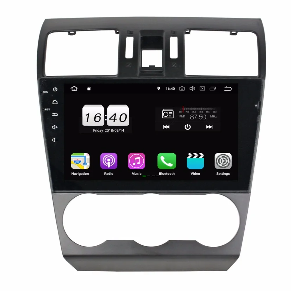 2 din 9 &quotAndroid 8 1 автомобильный Радио gps мультимедийное головное устройство для Subaru