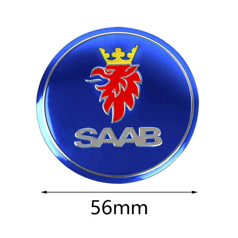 4 шт. Центральная втулка колеса автомобиля крышка смолы стикер колеса для Saab 9-3 9-5 900 9000 Saab 93 95 автомобильный значок аксессуары автостайлинг