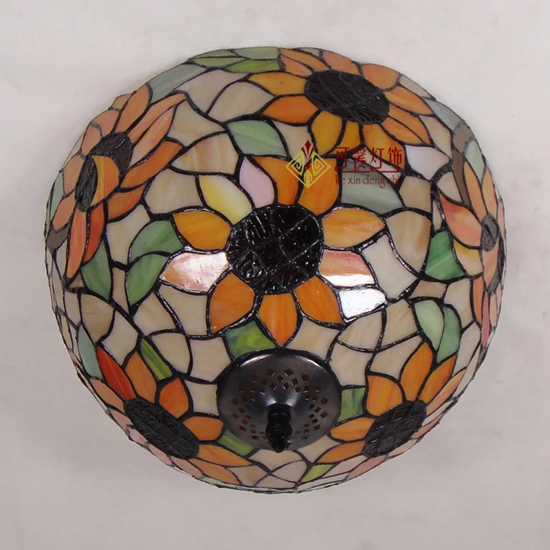European garden balcony bedroom corridors lobby ceiling lamps Tiffany art LED corridor lamp | Освещение